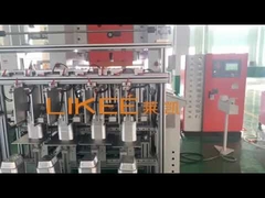 Ελεγχόμενο από PLC 12000pcs/h Μηχανή κατασκευής δοχείων από αλουμινένιο φύλλο