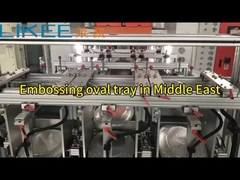 Πλήρως αυτόματη εύκολη χρήση αλουμινίου φύλλο συσκευή για την κατασκευή απορριπτέων τροφίμων LK-T80