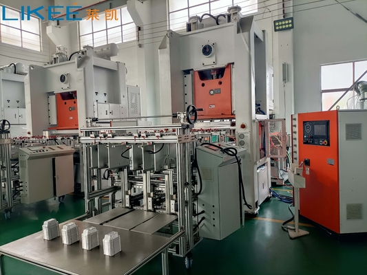 Αγορά Μιστούμπισι PLC 80 τόνων αυτόματη μηχανή περιέκτη με φύλλο αλουμινίου για συσκευασία γρήγορου φαγητού online manufacture