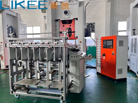 Αγορά LK-T80 Aluminum Foil Container Making Machine with 35-70 Strokes Per Minute for Square Tray Production and 80ton Press Capacity online manufacture