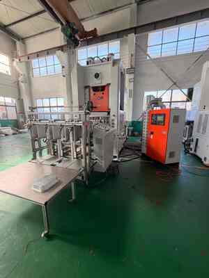 Αγορά Μηχανή κατασκευής δοχείων από χαρτί αλουμινίου Μη τοξικό οβάλ δίσκο Αποθήκευση δίσκου τροφίμων μιας χρήσης online manufacture