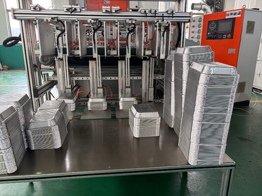 Αγορά LK-T80 Στρογγυλό Σχήμα 8011 Δοχείο Τροφίμων από Αλουμινόχαρτο Ασημί Χρώματος Μηχανή Παραγωγής online manufacture