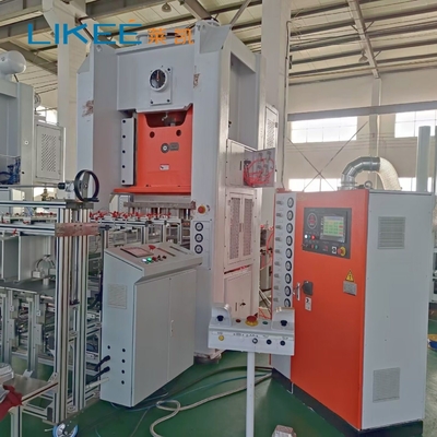 LK-T80 Αλουμινίου Foil Making Pan Container Machine 12000PCS ανά ώρα Schneider Electrical