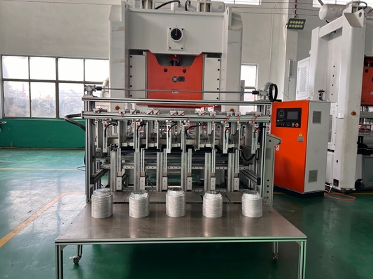 Μηχανή εμπορευματοκιβωτίων φύλλων αλουμινίου αργιλίου υψηλής ικανότητας 80Ton για το φλυτζάνι συσκευασίας τροφίμων