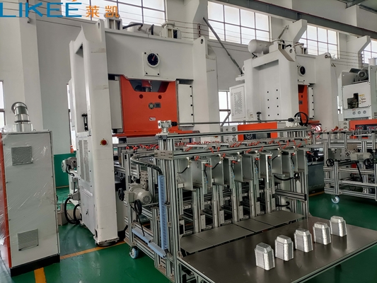 130TON 12000 PC/h Γραμμή παραγωγής δοχείων από φύλλο αλουμινίου