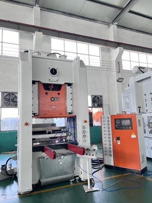 LK-T80 Food Container Aluminum Foil Punching Automatic Mitsubishi PLC Making Machine