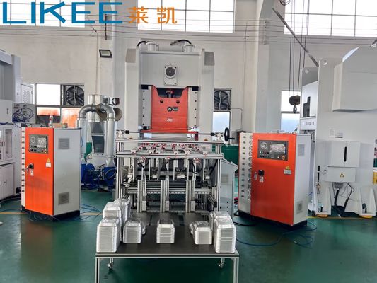 Μηχανή Δοχείων Αλουμινίου T80 Ανακυκλώσιμο Ορθογώνιο με Λείο Τοίχωμα Μιας Χρήσης Για Ψήσιμο Τροφίμων