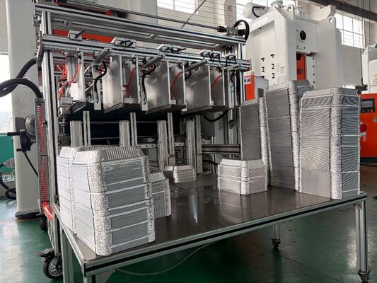 LK-T80 Αυτόματη Μηχανή Παραγωγής Δοχείων μιας χρήσης 450ml Αλουμινίου Κράματος 3003 για Παραγγελία