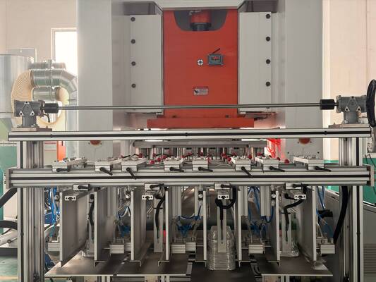 LK-T80 Μηχανή κατασκευής χαρτιού από αλουμίνιο Περιέκτη χρησιμοποιεί SMC Πνευματικά εξαρτήματα