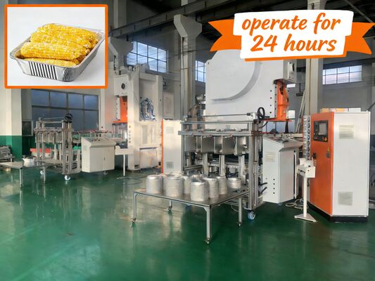 LK-T63 Fully Automatic High-Efficiency 3-Cavity Aluminum Foil Container Making Machine with Quick Mold Change