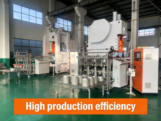 LK-T63 Aluminum Foil Container Machine with Digital Touch Screen Control, Automatic Counting System and 3-Cavity Mold