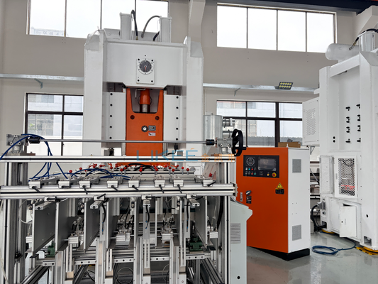 Μηχανή περιέκτη χαρτιού αλουμινίου 660ml 28micron Η γραμμή παραγωγής υποστηρίζει τη μετάβαση μεταξύ της παραγωγής λεπτών και βαρέων υλικών